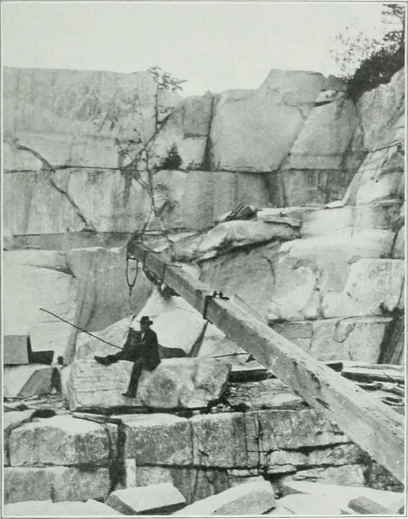 An illustration from Report on the building and ornamental stones of Canada, 1912, leaf 151