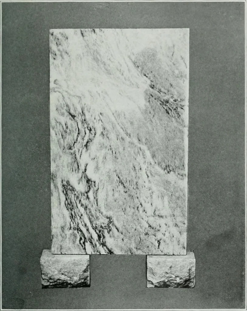 An illustration from Report on the building and ornamental stones of Canada, 1912, leaf 211