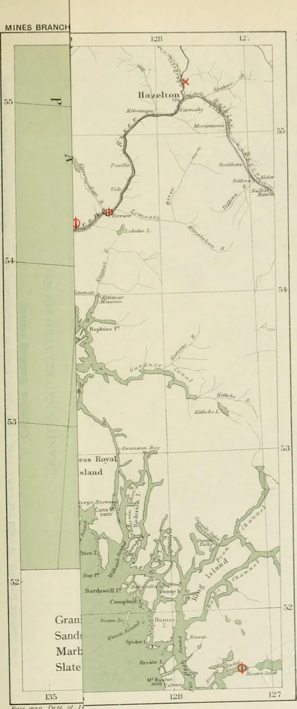 An illustration from Report on the building and ornamental stones of Canada, 1912, leaf 317