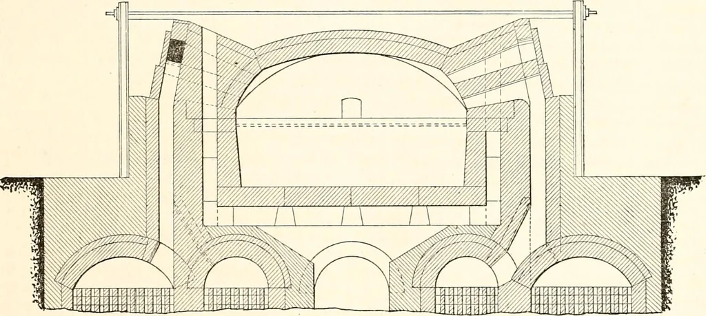 An illustration from Report on the manufacture of glass, 1883, leaf 54