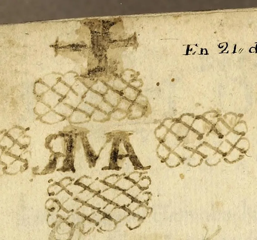 An illustration from Reportorio: de los tiempos, y historia natural desta Nueua Espana., 1606, leaf 11