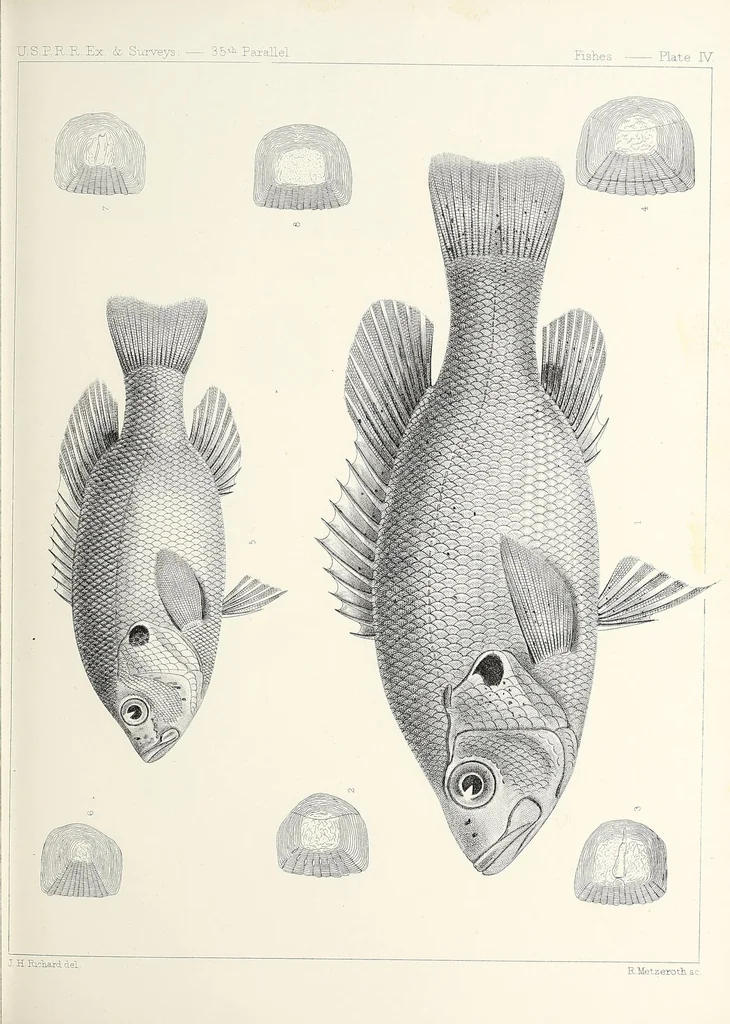 An illustration from Reports of explorations and surveys, to ascertain the most practicable and economical route for a railroad from the Mississippi River to the Pacific Ocean, 1855, leaf 735