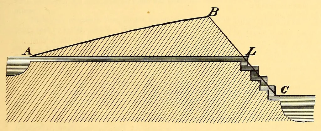 An illustration from Reports of explorations and surveys for the location of a ship-canal between the Atlantic and Pacific oceans, through Nicaragua, 1872-'73 : under the direction of the Hon. George M. Robeson, Secretary of the Navy, 1874, leaf 45