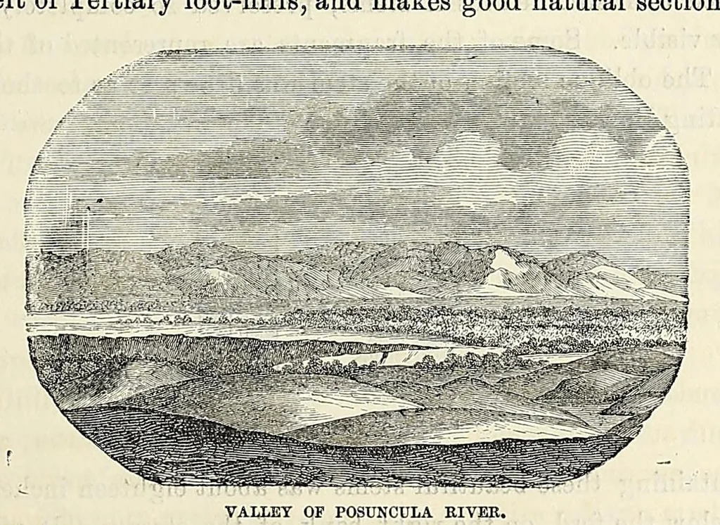 An illustration from Reports of explorations and surveys, to ascertain the most practicable and economical route for a railroad from the Mississippi River to the Pacific Ocean, 1855, leaf 185