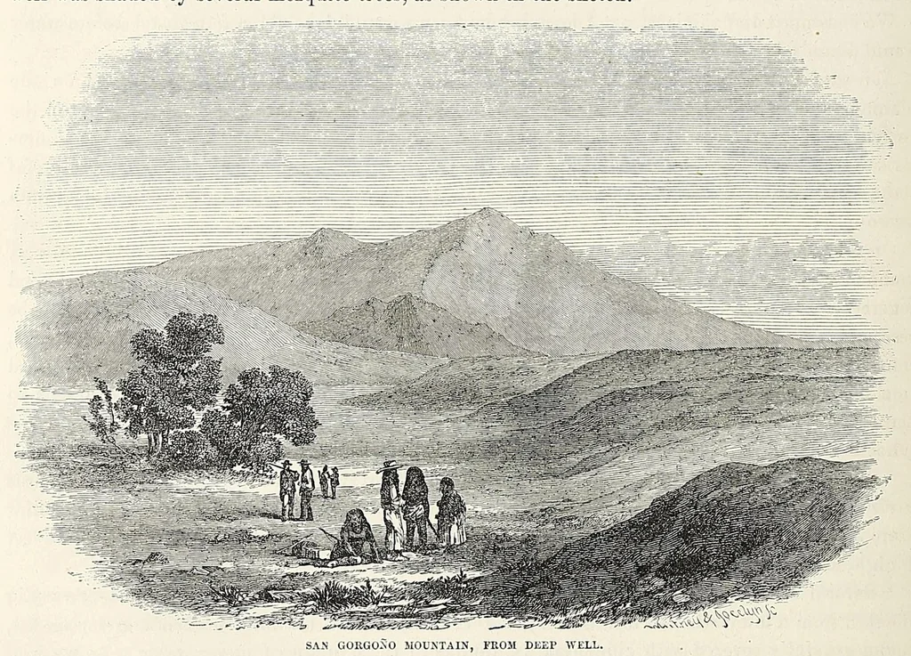 An illustration from Reports of explorations and surveys, to ascertain the most practicable and economical route for a railroad from the Mississippi River to the Pacific Ocean, 1855, leaf 254