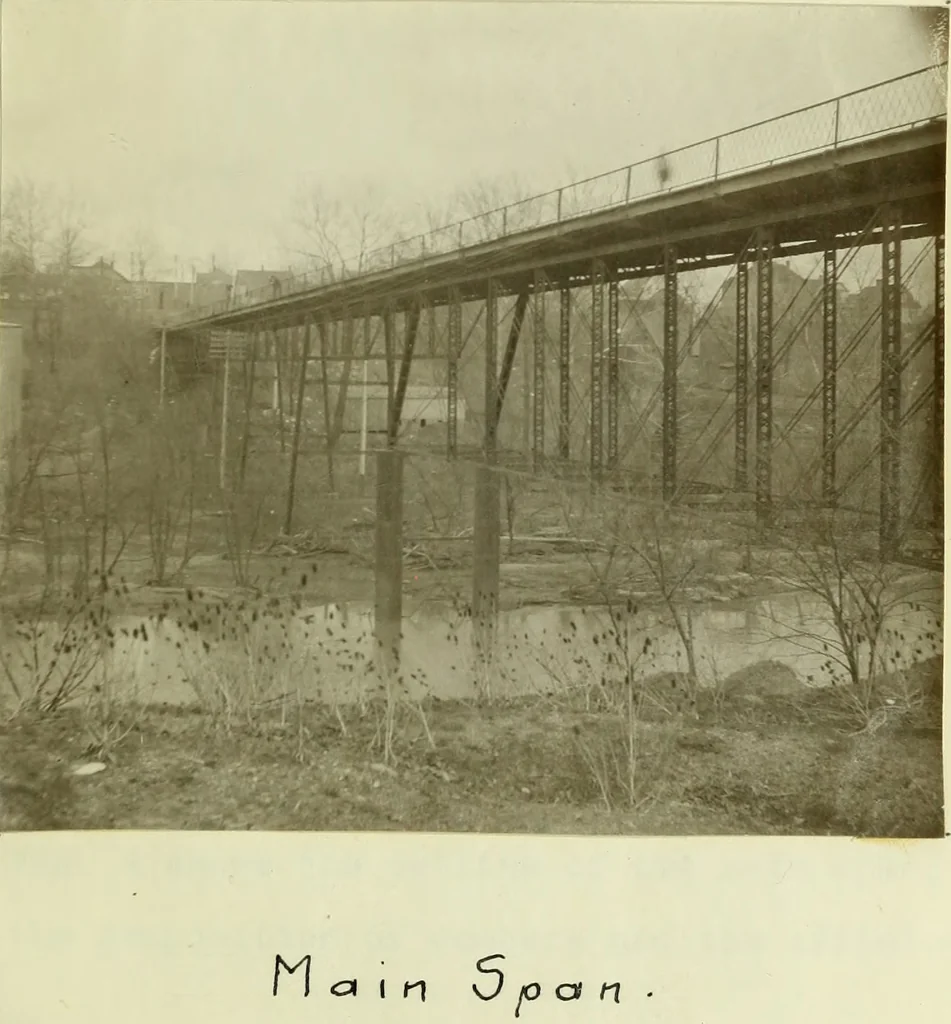 An illustration from Report upon a highway bridge, 1904, leaf 22