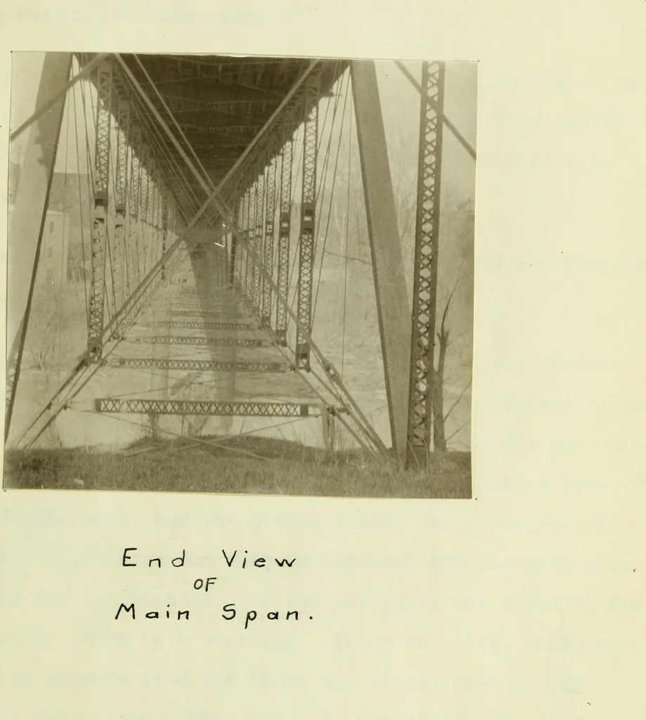 An illustration from Report upon a highway bridge, 1904, leaf 32