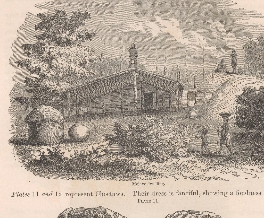 An illustration from Report upon the Indian tribes, 1855, leaf 32