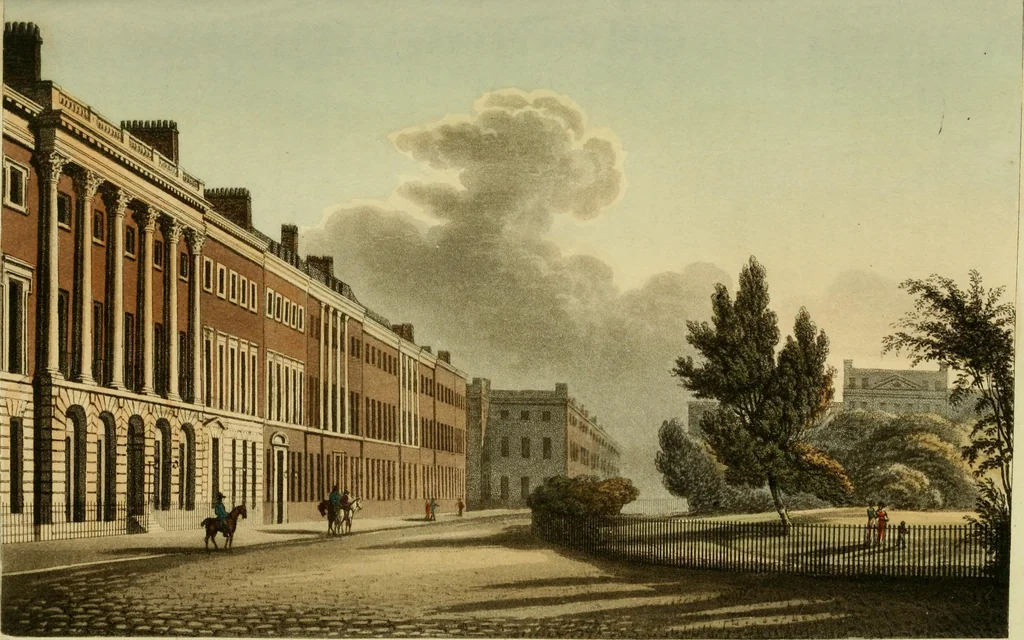 An illustration from The Repository of arts, literature, commerce, manufactures, fashions and politics, 1809, leaf 343