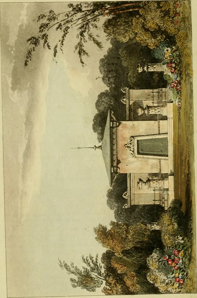 An illustration from The Repository of arts, literature, commerce, manufactures, fashions and politics, 1809, leaf 163