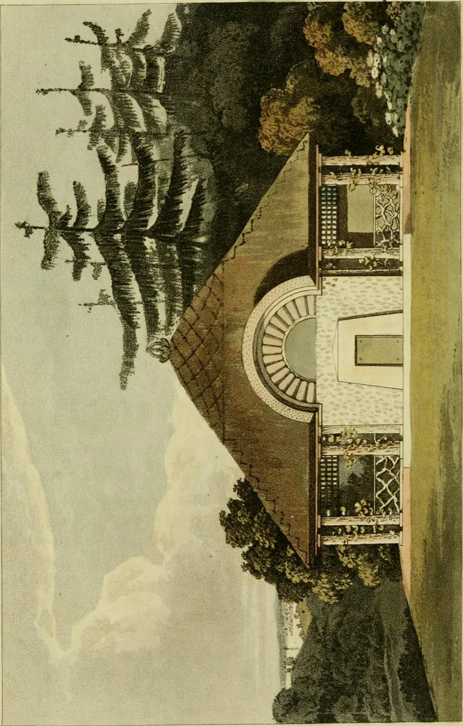 An illustration from The Repository of arts, literature, commerce, manufactures, fashions and politics, 1809, leaf 87