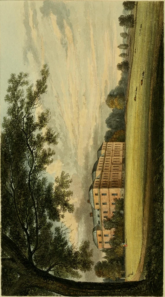 An illustration from The Repository of arts, literature, commerce, manufactures, fashions and politics, 1809, leaf 163