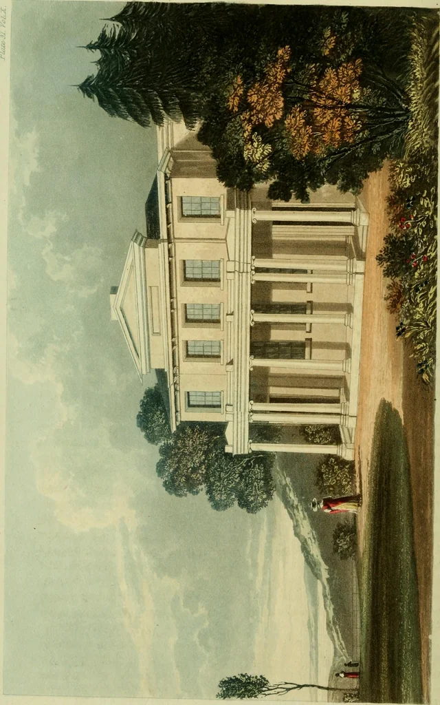 An illustration from The Repository of arts, literature, commerce, manufactures, fashions and politics, 1809, leaf 391