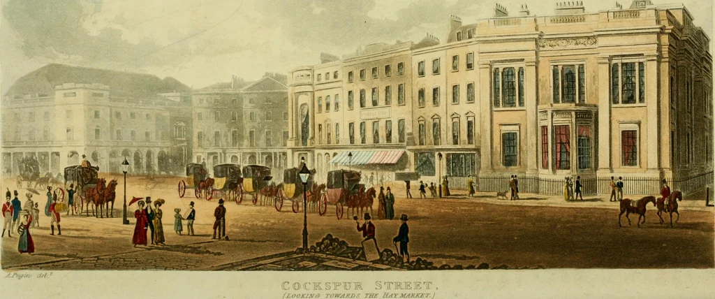An illustration from The Repository of arts, literature, commerce, manufactures, fashions and politics, 1809, leaf 453
