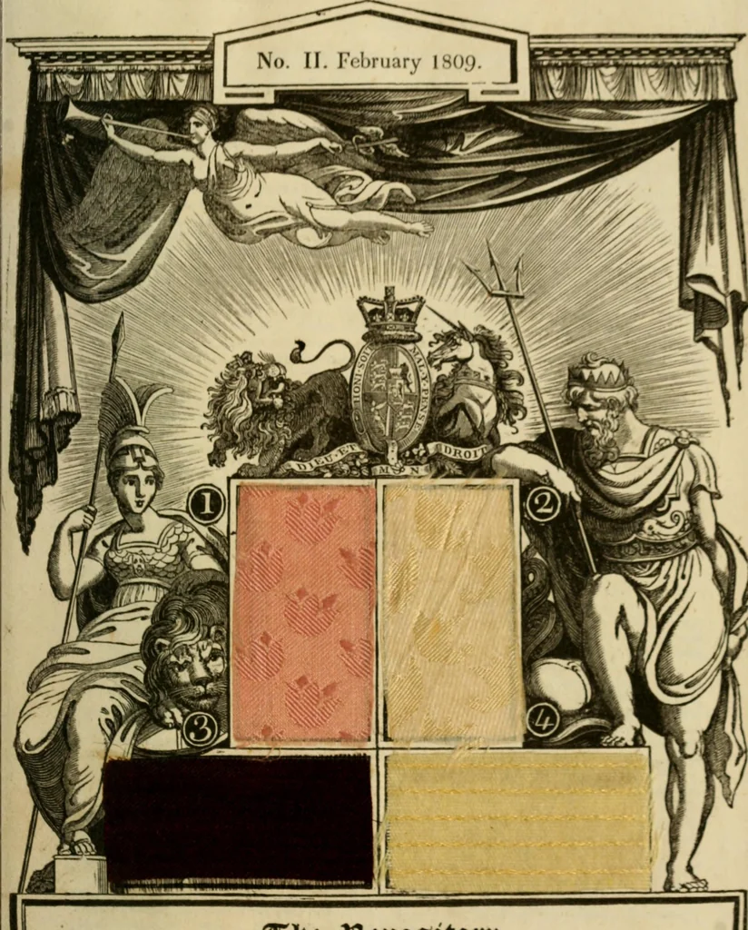 An illustration from The Repository of arts, literature, commerce, manufactures, fashions and politics, 1809, leaf 160