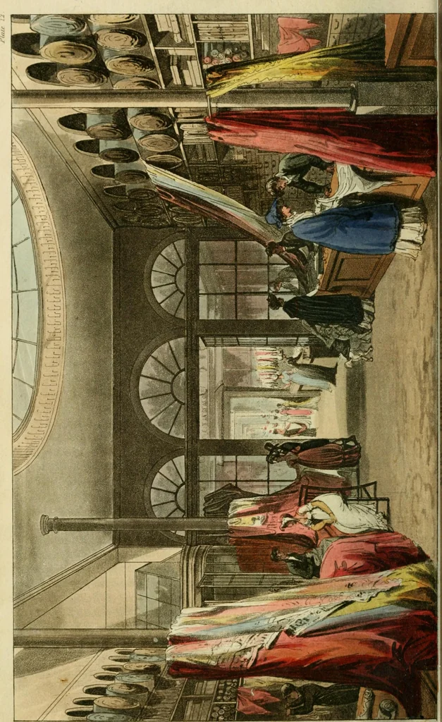 An illustration from The Repository of arts, literature, commerce, manufactures, fashions and politics, 1809, leaf 233