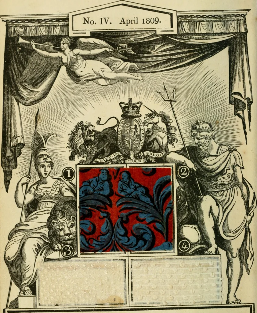 An illustration from The Repository of arts, literature, commerce, manufactures, fashions and politics, 1809, leaf 323