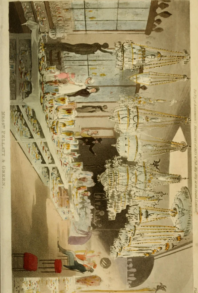 An illustration from The Repository of arts, literature, commerce, manufactures, fashions and politics, 1809, leaf 408