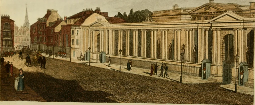An illustration from The Repository of arts, literature, commerce, manufactures, fashions and politics, 1809, leaf 494