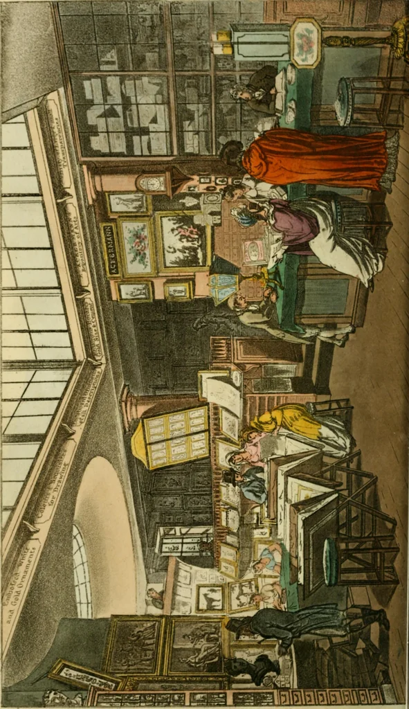 An illustration from The Repository of arts, literature, commerce, manufactures, fashions and politics, 1809, leaf 69