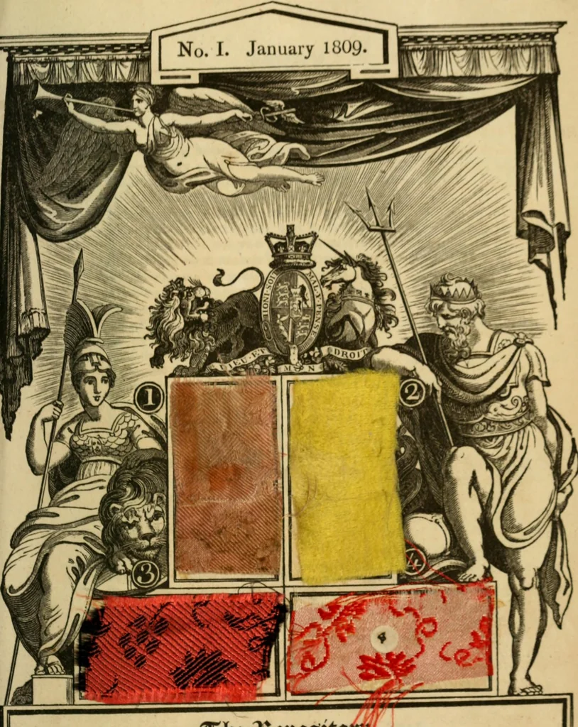 An illustration from The Repository of arts, literature, commerce, manufactures, fashions and politics, 1809, leaf 80