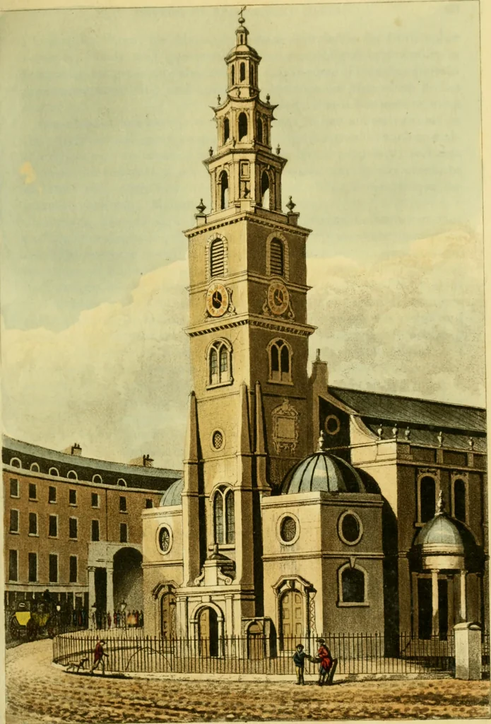 An illustration from The Repository of arts, literature, commerce, manufactures, fashions and politics, 1809, leaf 118