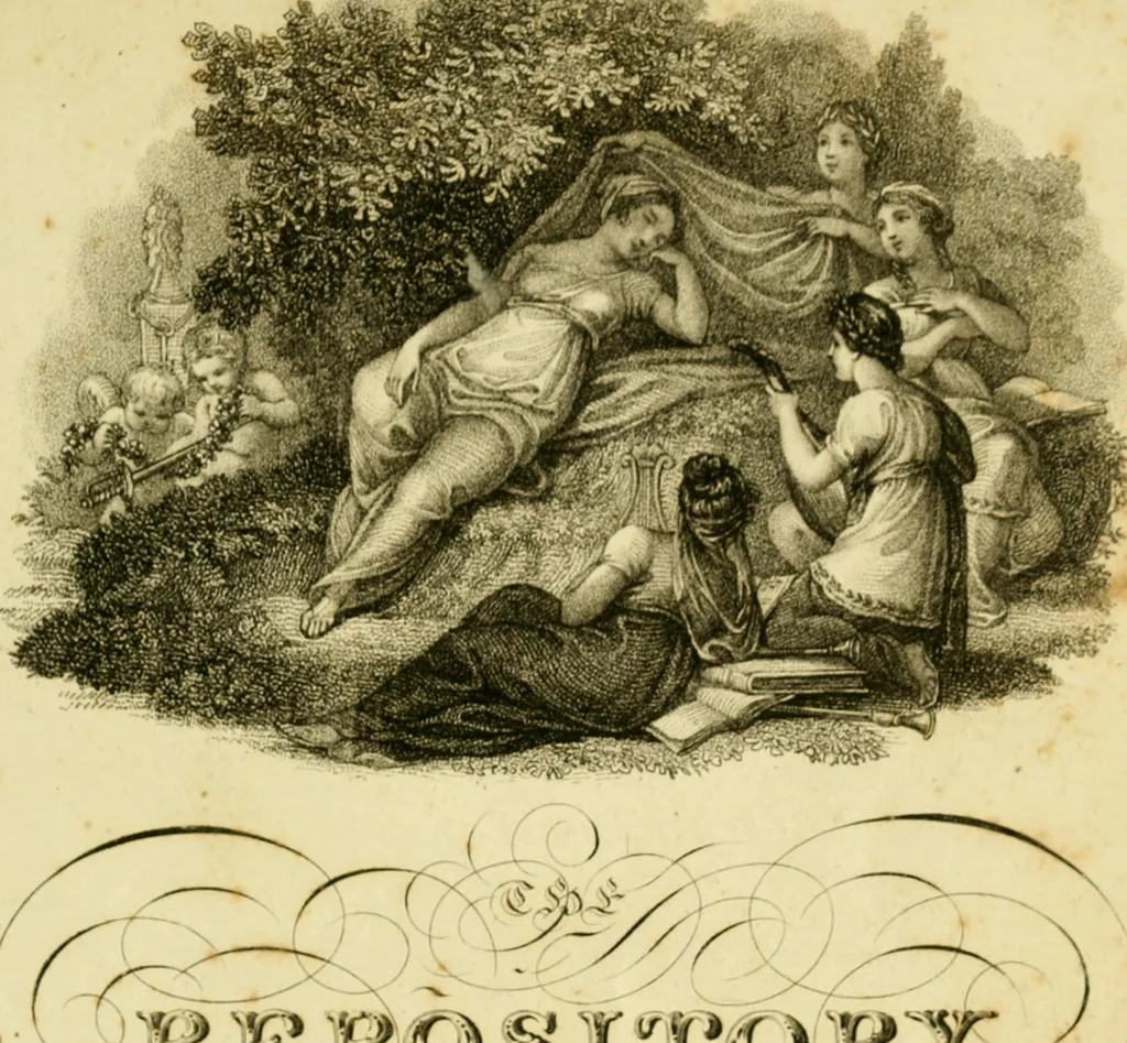 An illustration from The Repository of arts, literature, commerce, manufactures, fashions and politics, 1809, leaf 6