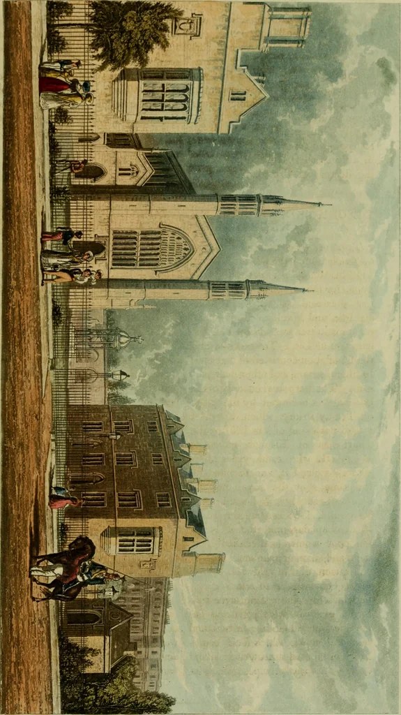 An illustration from The Repository of arts, literature, commerce, manufactures, fashions and politics, 1809, leaf 38