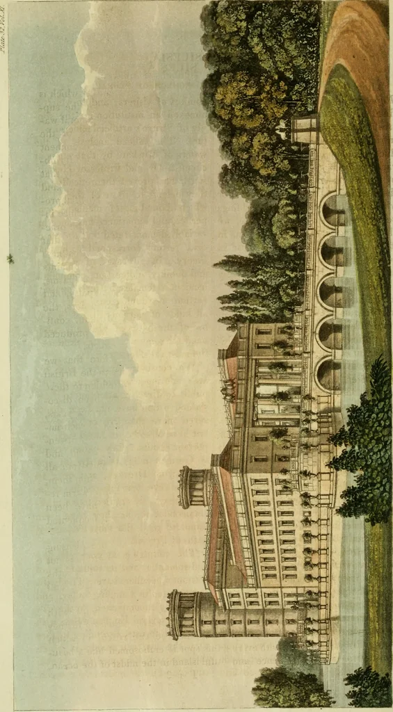An illustration from The Repository of arts, literature, commerce, manufactures, fashions and politics, 1809, leaf 395