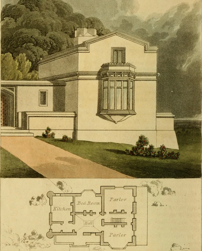 An illustration from The Repository of arts, literature, commerce, manufactures, fashions and politics, 1809, leaf 235