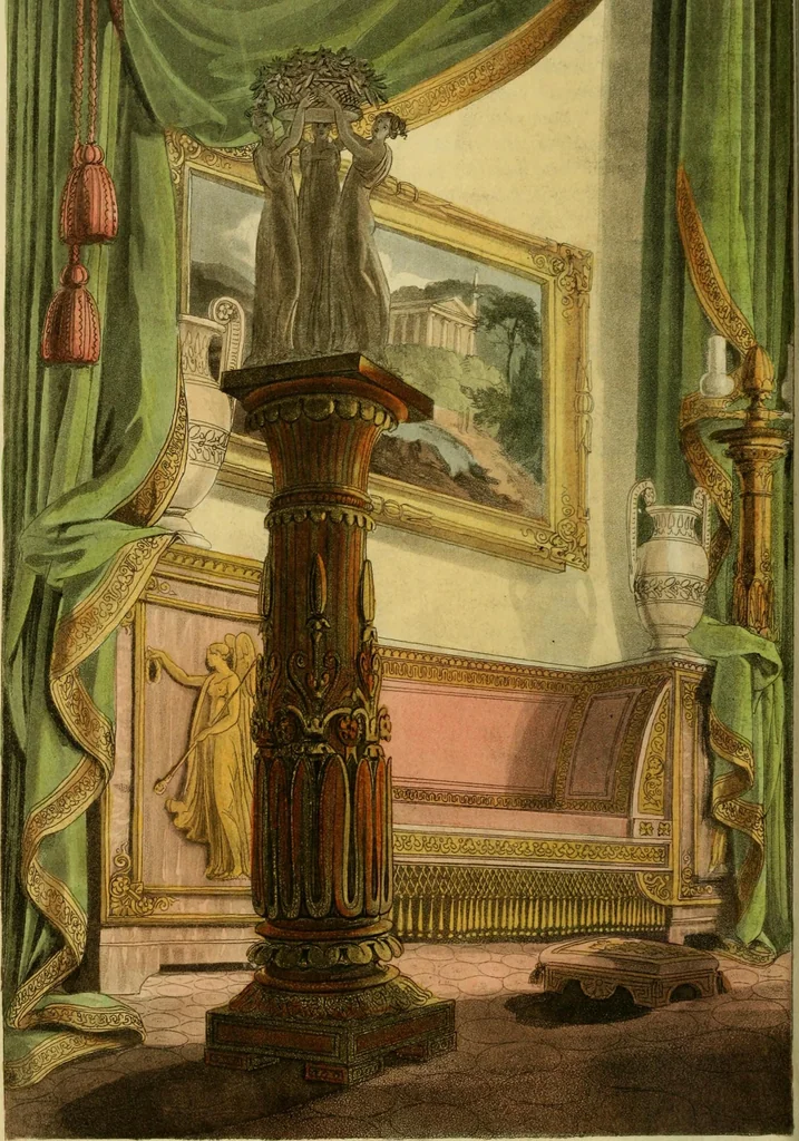 An illustration from The Repository of arts, literature, commerce, manufactures, fashions and politics, 1809, leaf 377