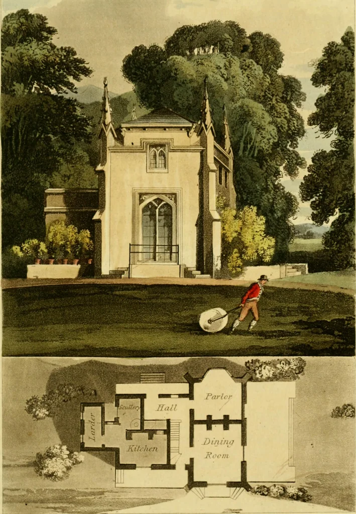 An illustration from The Repository of arts, literature, commerce, manufactures, fashions and politics, 1809, leaf 84