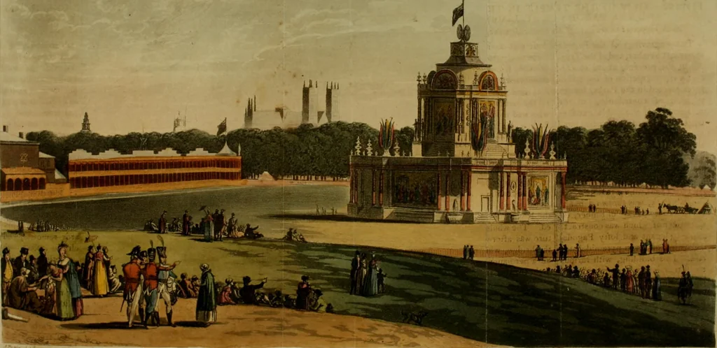 An illustration from The Repository of arts, literature, commerce, manufactures, fashions and politics, 1809, leaf 349