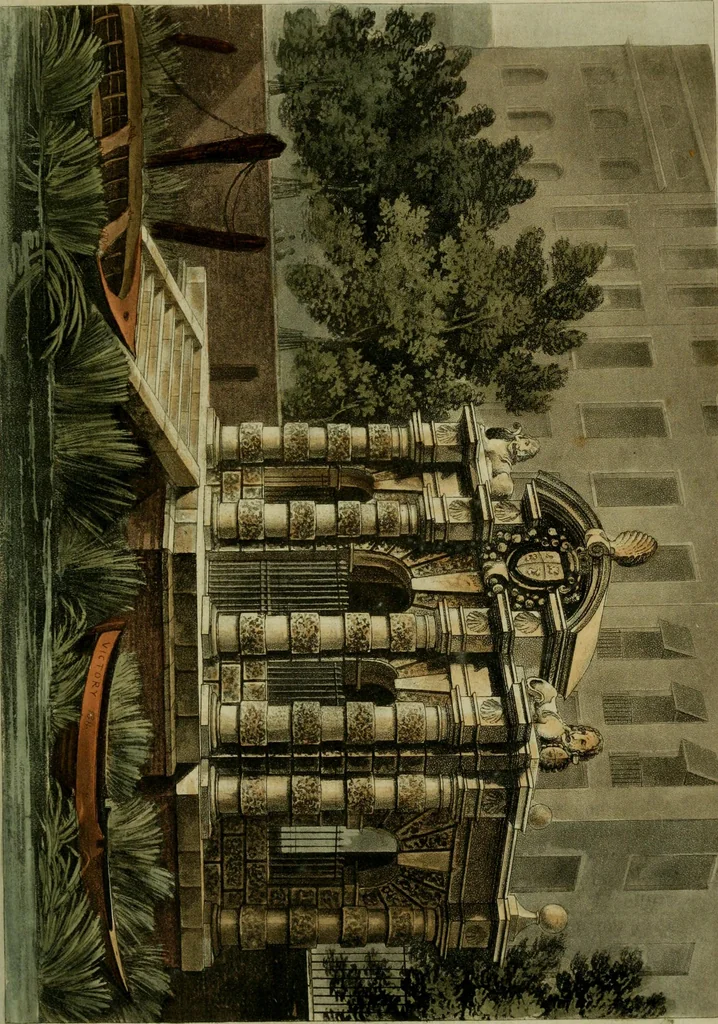 An illustration from The Repository of arts, literature, commerce, manufactures, fashions and politics, 1809, leaf 416