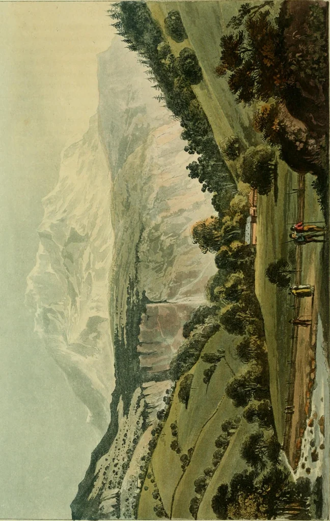 An illustration from The Repository of arts, literature, commerce, manufactures, fashions and politics, 1809, leaf 187