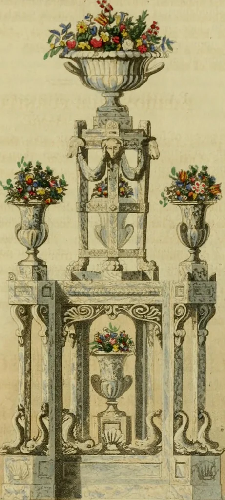 An illustration from The Repository of arts, literature, commerce, manufactures, fashions and politics, 1809, leaf 382