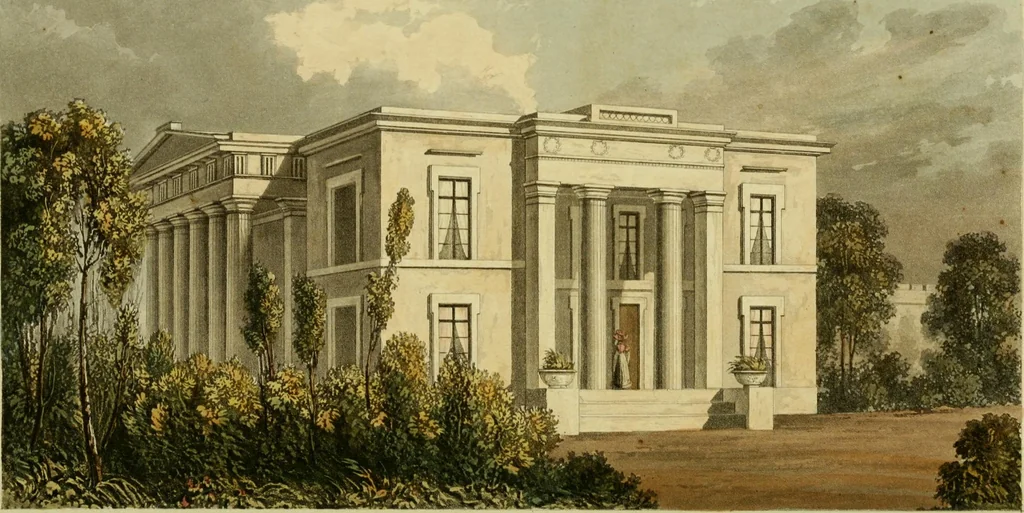 An illustration from The Repository of arts, literature, commerce, manufactures, fashions and politics, 1809, leaf 7