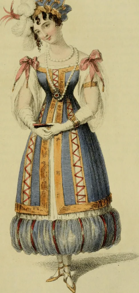 An illustration from The Repository of arts, literature, commerce, manufactures, fashions and politics, 1809, leaf 72