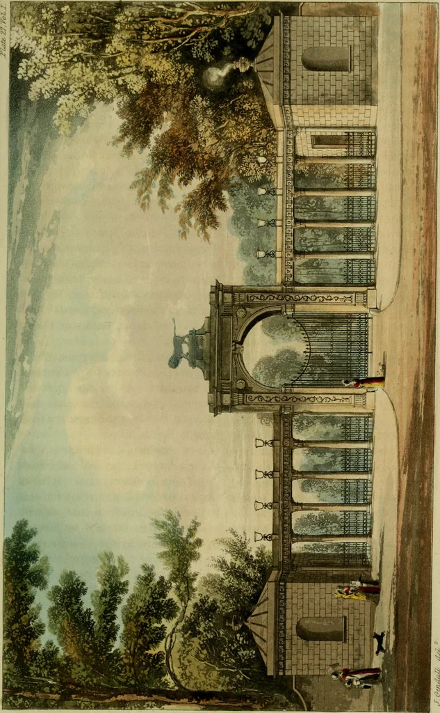 An illustration from The Repository of arts, literature, commerce, manufactures, fashions and politics, 1809, leaf 322