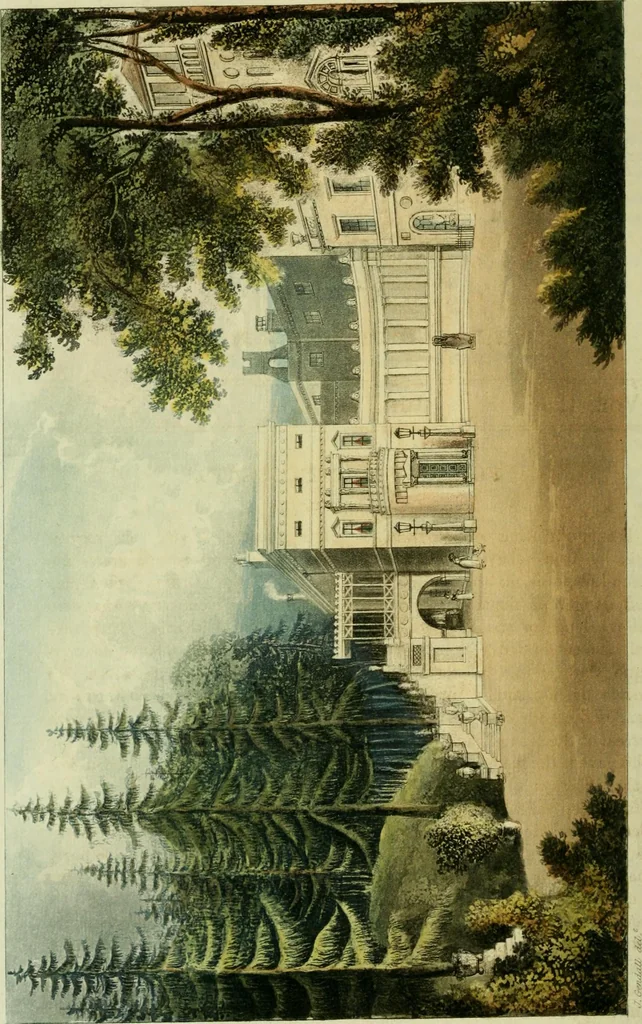 An illustration from The Repository of arts, literature, commerce, manufactures, fashions and politics, 1809, leaf 393