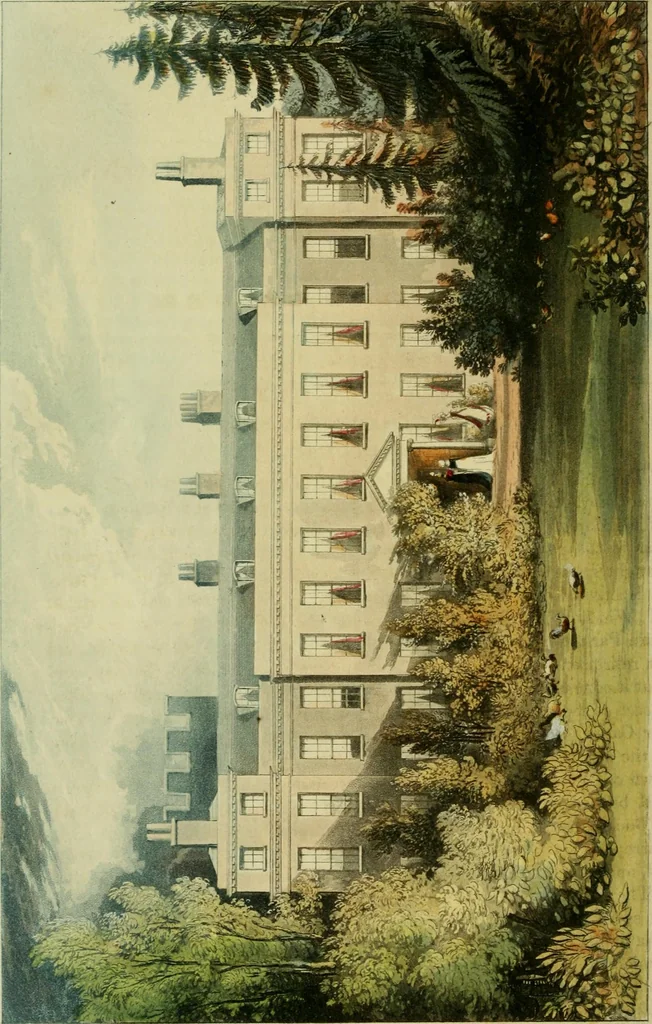 An illustration from The Repository of arts, literature, commerce, manufactures, fashions and politics, 1809, leaf 85