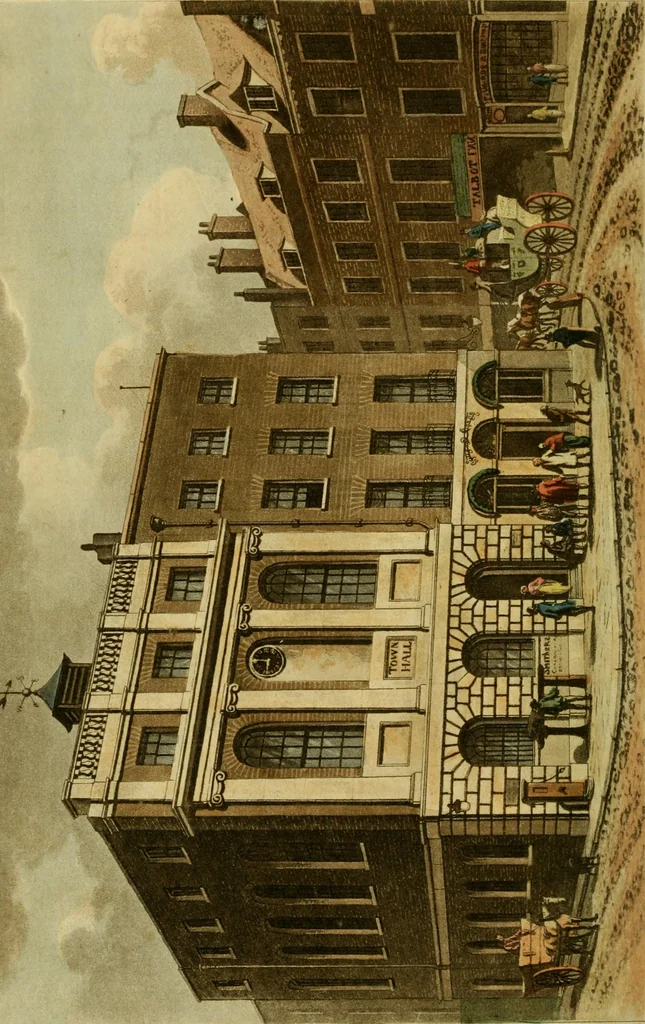 An illustration from The Repository of arts, literature, commerce, manufactures, fashions and politics, 1809, leaf 411