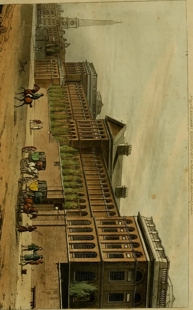 An illustration from The Repository of arts, literature, commerce, manufactures, fashions and politics, 1809, leaf 50