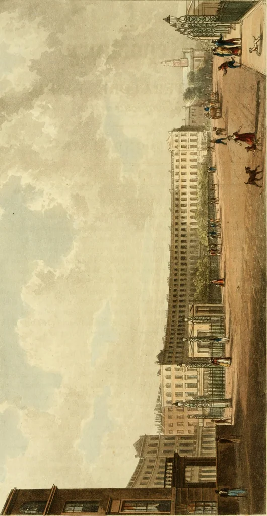 An illustration from The Repository of arts, literature, commerce, manufactures, fashions and politics, 1809, leaf 393