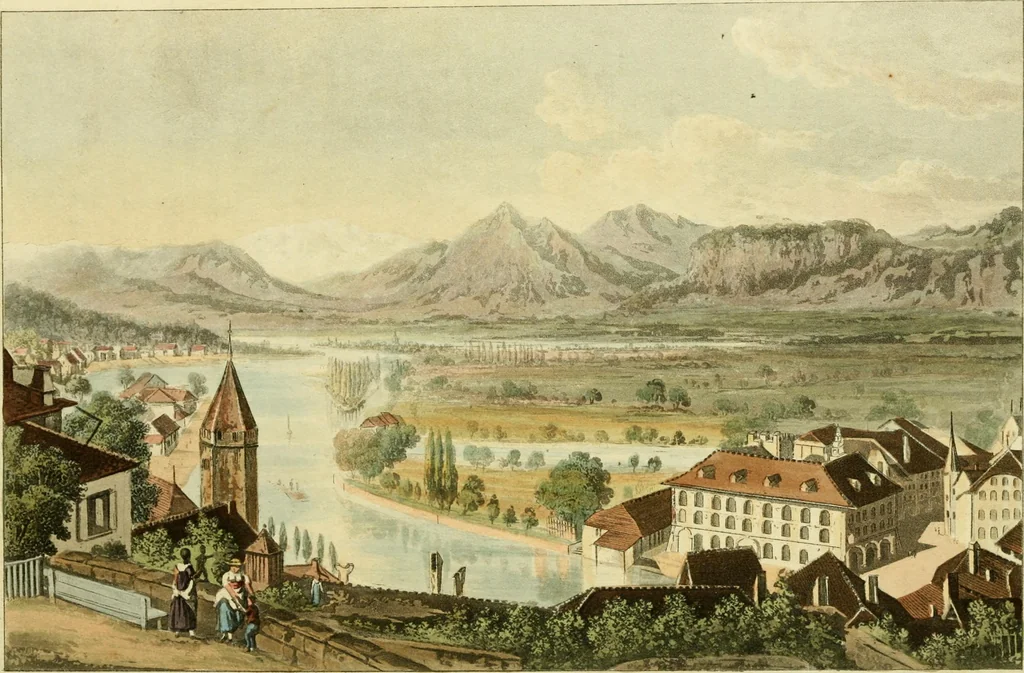 An illustration from The Repository of arts, literature, commerce, manufactures, fashions and politics, 1809, leaf 421