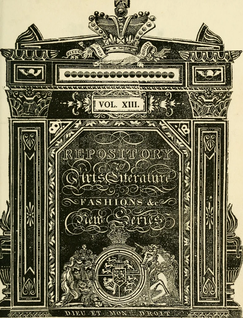 An illustration from The Repository of arts, literature, commerce, manufactures, fashions and politics, 1809, leaf 6