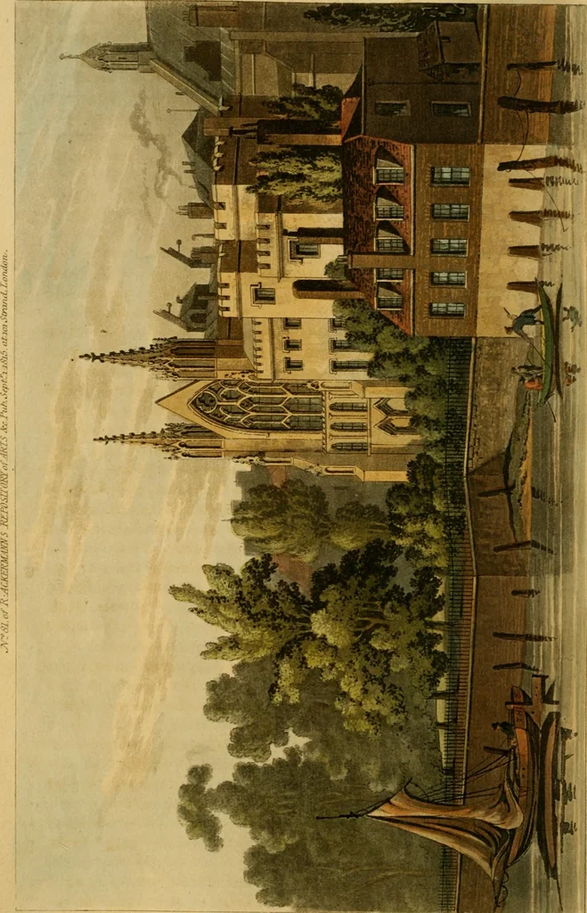An illustration from The Repository of arts, literature, commerce, manufactures, fashions and politics, 1809, leaf 195