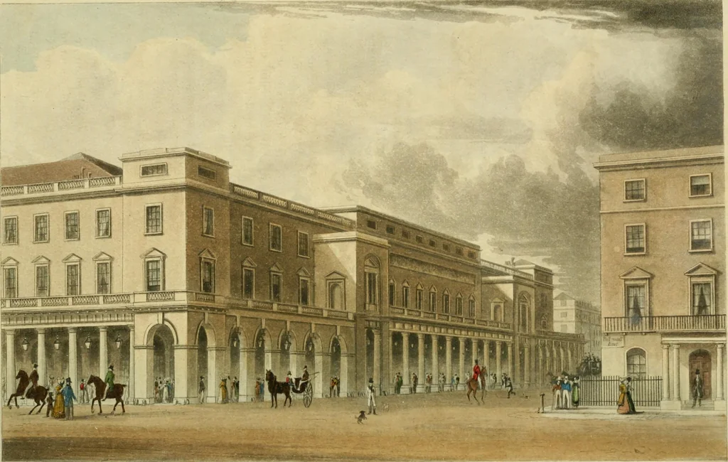 An illustration from The Repository of arts, literature, commerce, manufactures, fashions and politics, 1809, leaf 163