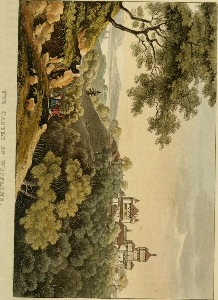 An illustration from The Repository of arts, literature, commerce, manufactures, fashions and politics, 1809, leaf 28