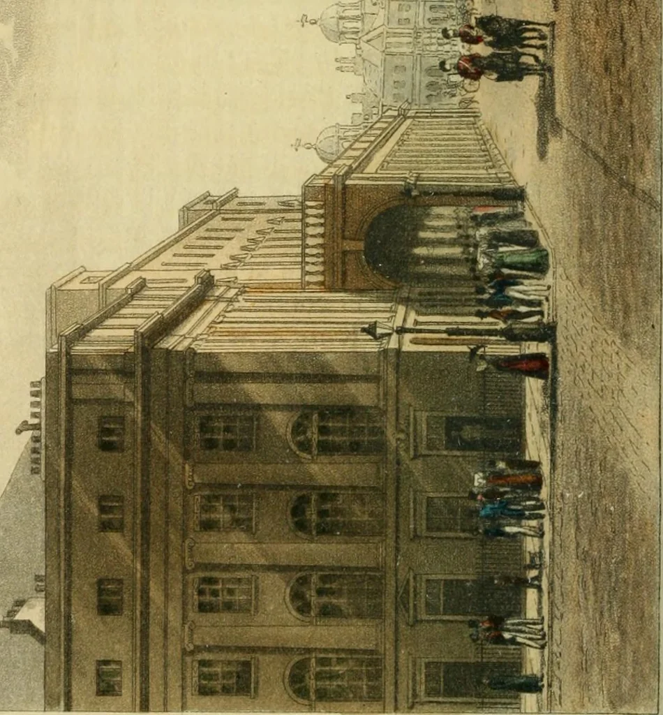 An illustration from The Repository of arts, literature, commerce, manufactures, fashions and politics, 1809, leaf 315